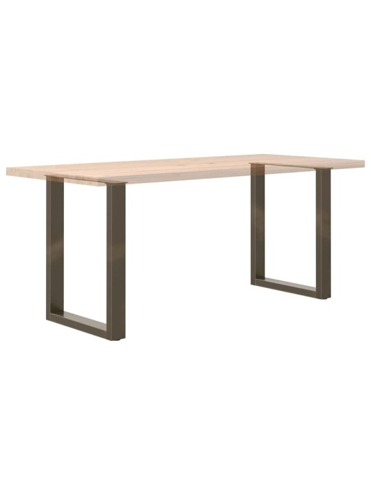 SÖÖGILAUA JALAD U-KUJULISED 2 TK, NATURAALNE TERAS, 60 X (72–73) CM, TERAS