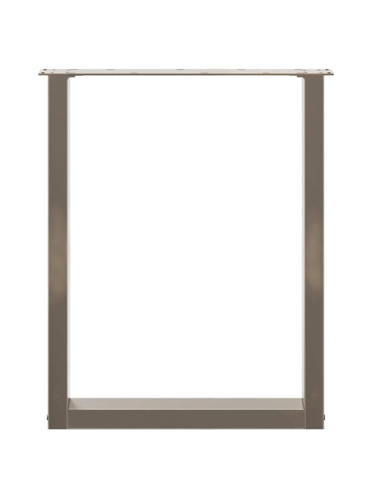 SÖÖGILAUA JALAD U-KUJULISED 2 TK, NATURAALNE TERAS, 70 X (72–73) CM, TERAS
