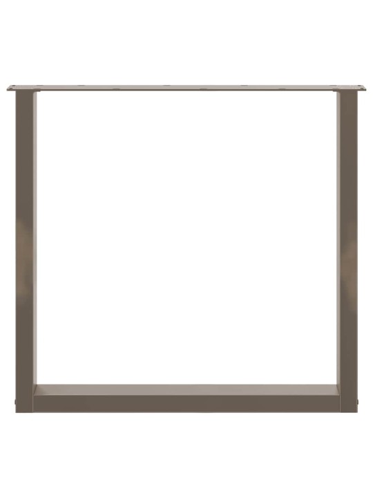 SÖÖGILAUA JALAD U-KUJULISED 2 TK, NATURAALNE TERAS, 80 X (72–73) CM, TERAS