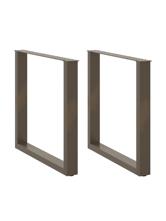 SÖÖGILAUA JALAD U-KUJULISED 2 TK, NATURAALNE TERAS, 90 X (72–73) CM, TERAS
