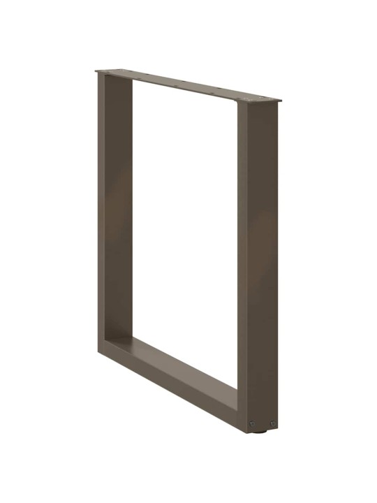 SÖÖGILAUA JALAD U-KUJULISED 2 TK, NATURAALNE TERAS, 90 X (72–73) CM, TERAS