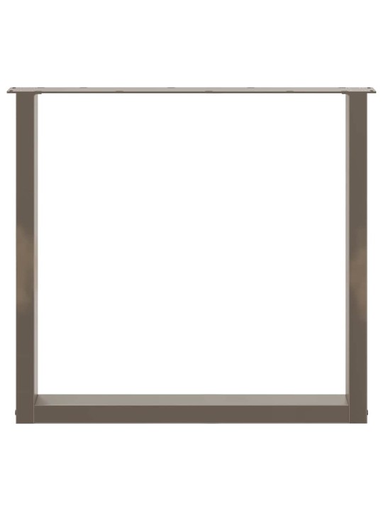 SÖÖGILAUA JALAD U-KUJULISED 2 TK, NATURAALNE TERAS, 90 X (72–73) CM, TERAS