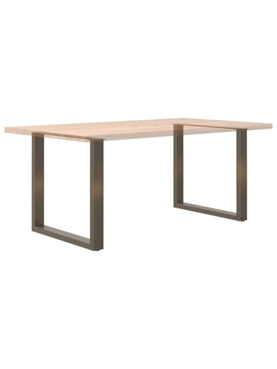 SÖÖGILAUA JALAD U-KUJULISED 2 TK, NATURAALNE TERAS, 90 X (72–73) CM, TERAS