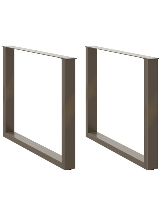 SÖÖGILAUA JALAD U-KUJULISED 2 TK, NATURAALNE TERAS, 100 X (72–73) CM, TERAS