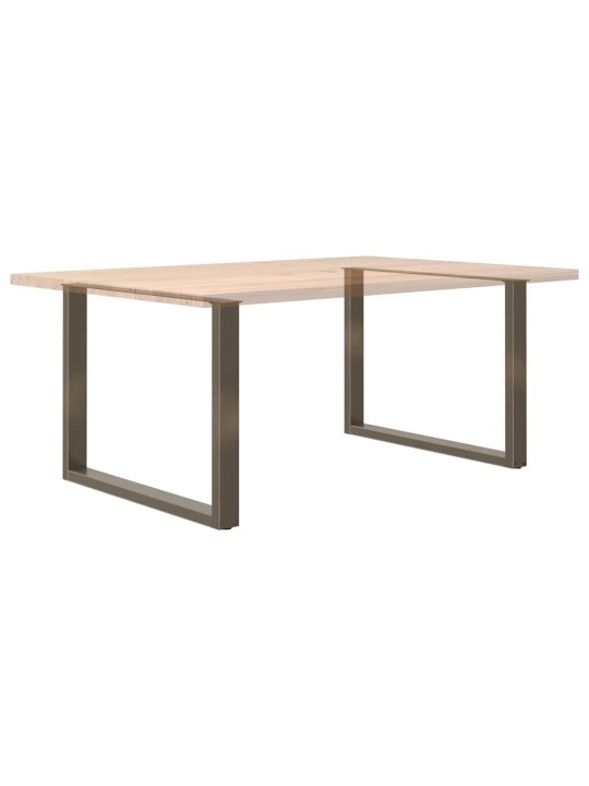 SÖÖGILAUA JALAD U-KUJULISED 2 TK, NATURAALNE TERAS, 100 X (72–73) CM, TERAS