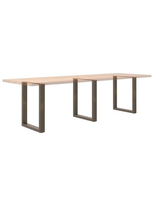 SÖÖGILAUA JALAD U-KUJULISED, 3 TK, NATURAALNE TERAS, 70 X (72–73) CM, TERAS