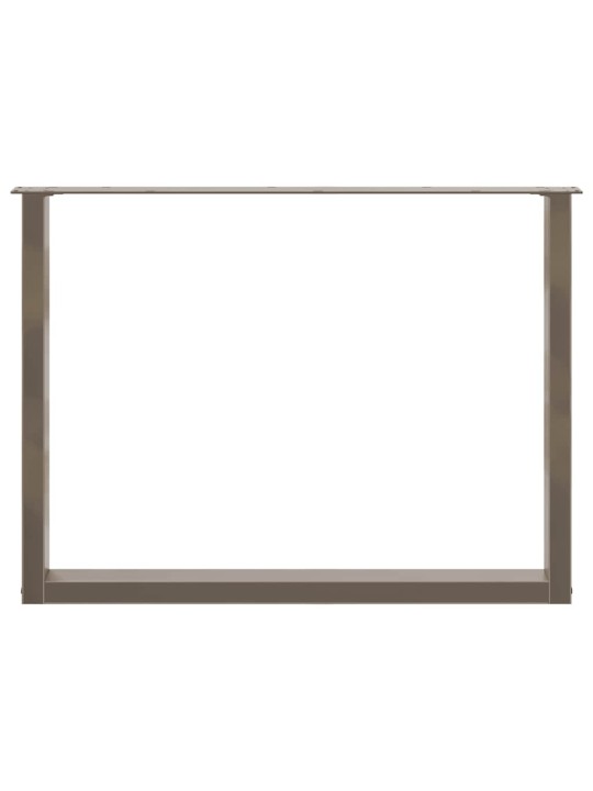 SÖÖGILAUA JALAD U-KUJULISED, 3 TK, NATURAALNE TERAS, 100 X (72–73) CM, TERAS