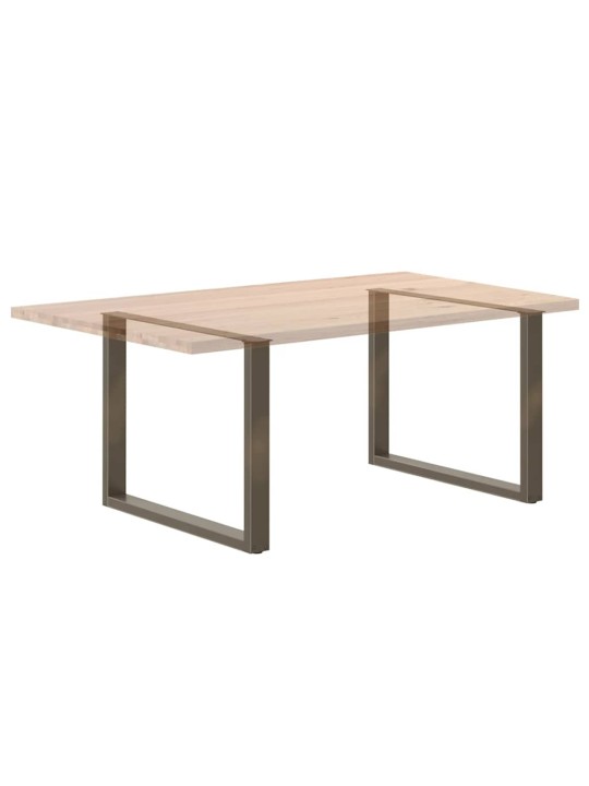 SÖÖGILAUA JALAD U-KUJULISED, 3 TK, NATURAALNE TERAS, 100 X (72–73) CM, TERAS