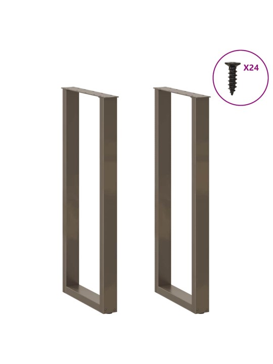 BAARILAUA JALAD U-KUJULISED 2 TK, NATURAALNE TERAS, 50 X (110-111) CM, TERAS