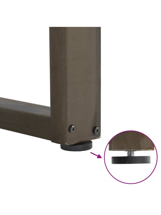 BAARILAUA JALAD U-KUJULISED 2 TK, NATURAALNE TERAS, 50 X (110-111) CM, TERAS