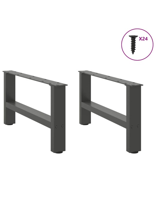 KOHVILAUA JALAD, ANTRATSIITHALL, 2 TK, 60 X (30-31) CM, TERAS