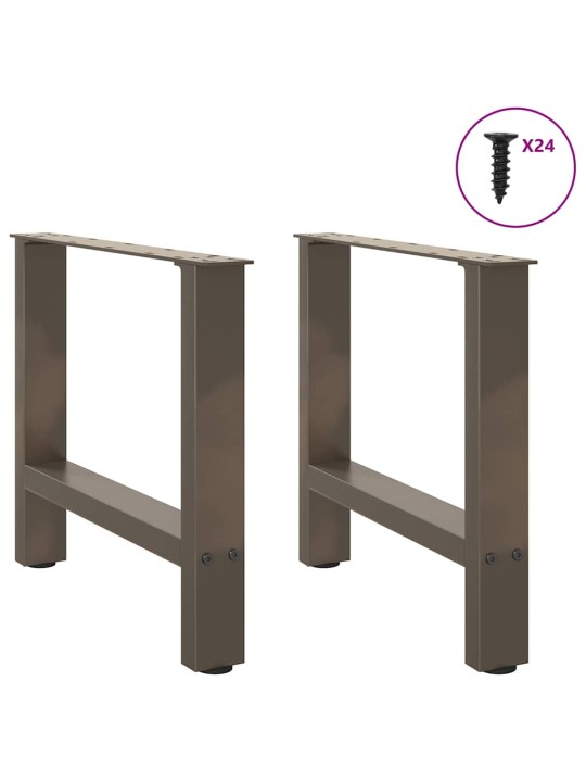 KOHVILAUA JALAD, NATURAALNE TERAS, 2 TK, 60 X (42–43) CM, TERAS