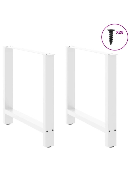 SÖÖGILAUA JALAD, VALGED, 2 TK, 70 X (72–73) CM, TERAS