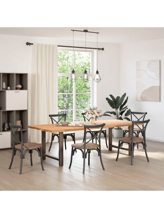 SÖÖGILAUA JALAD, NATURAALNE TERAS, 2 TK, 80 X (72–73) CM, TERAS