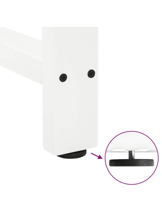 SÖÖGILAUA JALAD, VALGED, 2 TK, 90 X (72–73) CM, TERAS