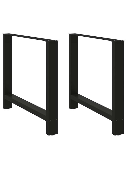 SÖÖGILAUA JALAD, MUSTAD, 2 TK, 100 X (72–73) CM, TERASEST
