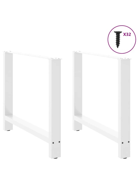 SÖÖGILAUA JALAD, VALGED, 2 TK, 100 X (72–73) CM, TERAS