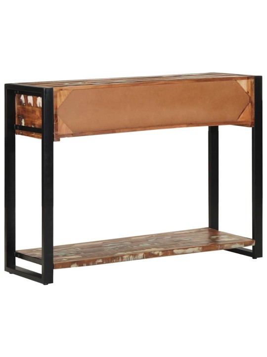 MITMEVÄRVILINE KONSOOLLAUD 100X35X75 CM TAASKASUTATUD TÄISPUIT