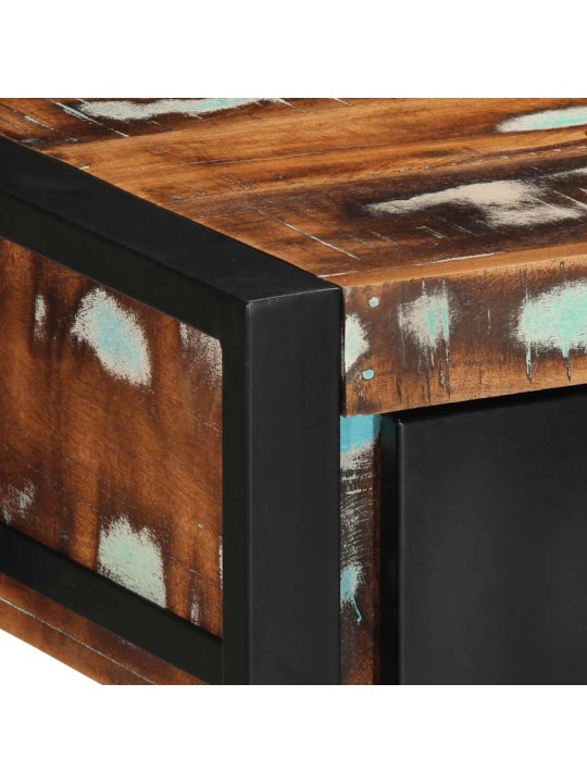 MITMEVÄRVILINE KONSOOLLAUD 100X35X75 CM TAASKASUTATUD TÄISPUIT