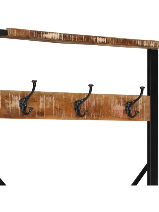 MITMEVÄRVILINE RIIDENAGI 80X40X190 CM TAASKASUTATUD TÄISPUIT