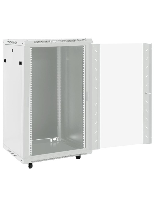 18U SERVERIKAPP, 19" IP20, HALL, 60 X 60 X 100 CM