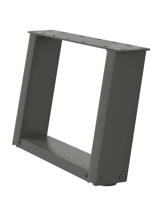 KOHVILAUA JALAD U-KUJULISED 2 TK, ANTRATSIITHALL, 40 X (30-31) CM, TERAS