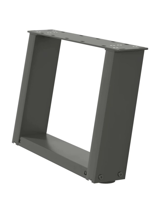 KOHVILAUA JALAD U-KUJULISED 2 TK, ANTRATSIITHALL, 50 X (30-31) CM, TERAS