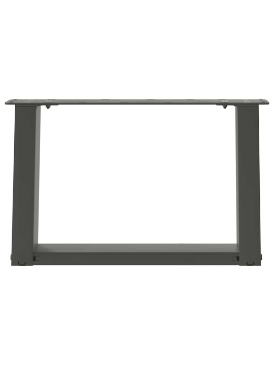 KOHVILAUA JALAD U-KUJULISED 2 TK, ANTRATSIITHALL, 50 X (30-31) CM, TERAS
