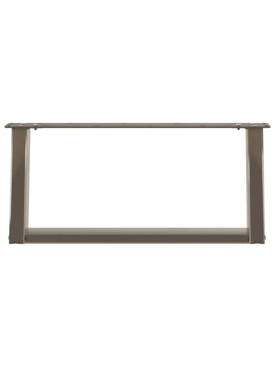 KOHVILAUA JALAD U-KUJULISED 2 TK, NATURAALNE TERAS, 60 X (30–31) CM, TERAS