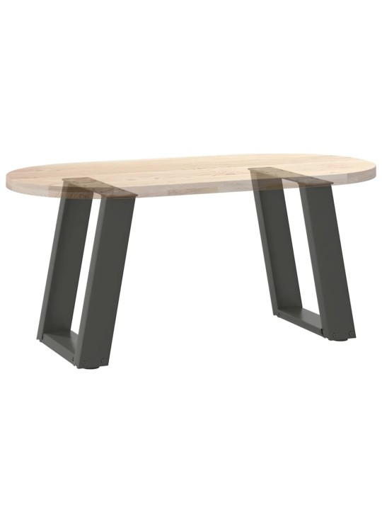 KOHVILAUA JALAD U-KUJULISED 2 TK, ANTRATSIITHALL, 38 X (42-43) CM, TERAS