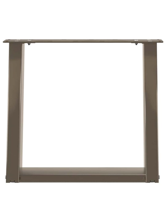 KOHVILAUA JALAD U-KUJULISED 2 TK, NATURAALNE TERAS, 50 X (42–43) CM, TERAS