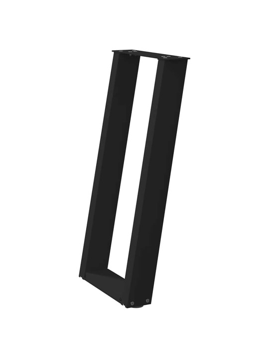 KONSOOLLAUA JALAD U-KUJULISED, 2 TK, MUSTAD, 28 X (72–73) CM, TERAS