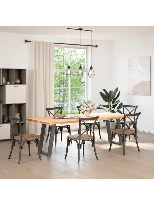 SÖÖGILAUA JALAD U-KUJULISED 2 TK, ANTRATSIITHALL, 50 X (72-73) CM, TERAS