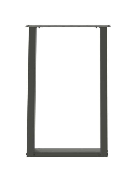 SÖÖGILAUA JALAD U-KUJULISED 2 TK, ANTRATSIITHALL, 50 X (72-73) CM, TERAS
