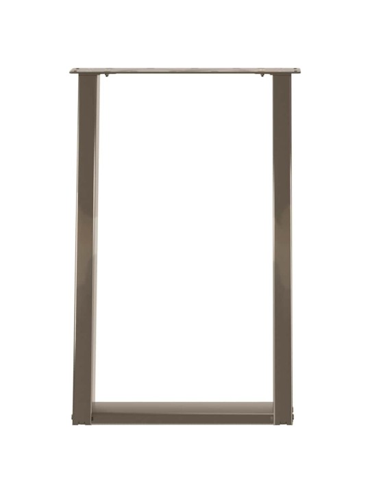 SÖÖGILAUA JALAD U-KUJULISED 2 TK, NATURAALNE TERAS, 50 X (72–73) CM, TERAS