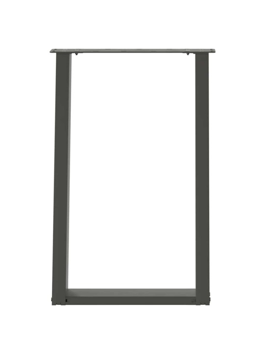 SÖÖGILAUA JALAD U-KUJULISED 2 TK, ANTRATSIITHALL, 60 X (72-73) CM, TERAS