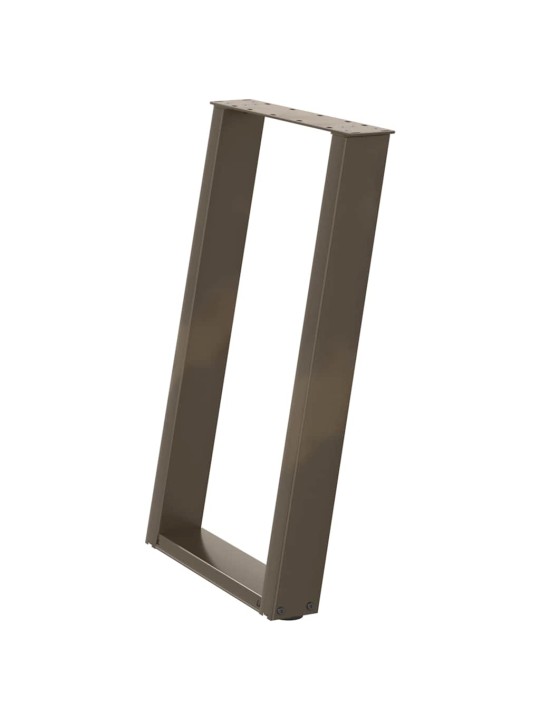SÖÖGILAUA JALAD U-KUJULISED 2 TK, NATURAALNE TERAS, 60 X (72–73) CM, TERAS