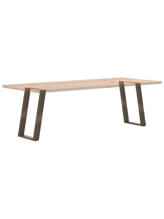 SÖÖGILAUA JALAD U-KUJULISED 2 TK, NATURAALNE TERAS, 60 X (72–73) CM, TERAS