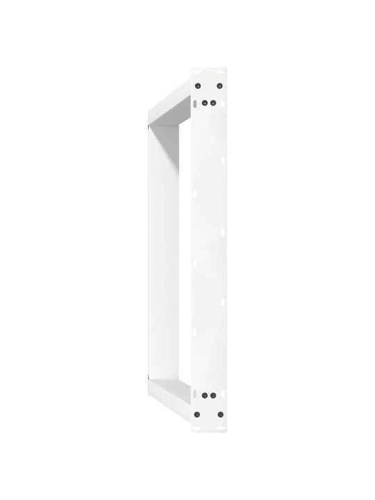 SÖÖGILAUA JALAD U-KUJULISED, 2 TK, VALGED, 70 X (72–73) CM, TERAS