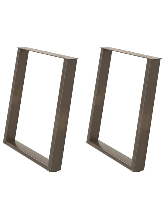 SÖÖGILAUA JALAD U-KUJULISED 2 TK, NATURAALNE TERAS, 70 X (72–73) CM, TERAS