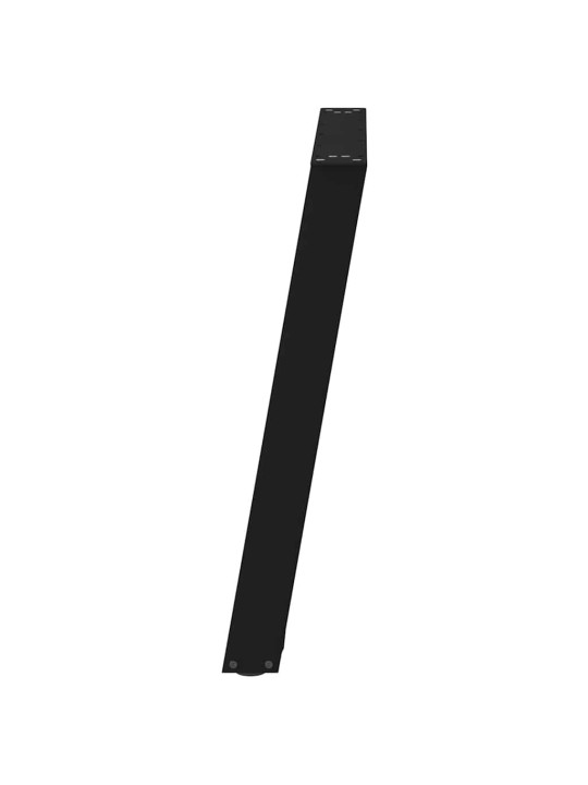 SÖÖGILAUA JALAD U-KUJULISED, 2 TK, MUSTAD, 90 X (72–73) CM, TERASEST