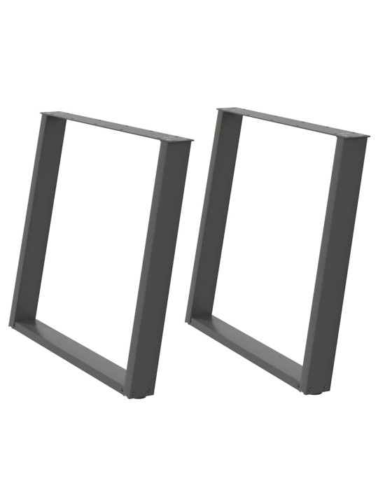 SÖÖGILAUA JALAD U-KUJULISED 2 TK, ANTRATSIITHALL, 90 X (72-73) CM, TERAS