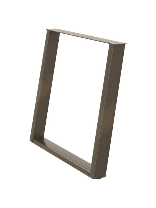 SÖÖGILAUA JALAD U-KUJULISED 2 TK, NATURAALNE TERAS, 90 X (72–73) CM, TERAS