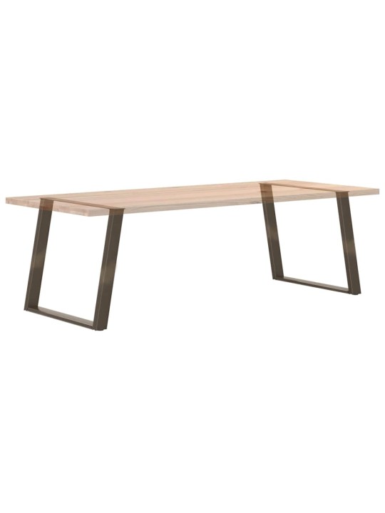 SÖÖGILAUA JALAD U-KUJULISED 2 TK, NATURAALNE TERAS, 90 X (72–73) CM, TERAS