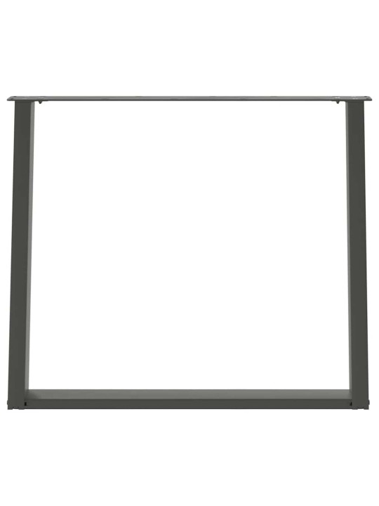 SÖÖGILAUA JALAD U-KUJULISED 2 TK, ANTRATSIITHALL, 100 X (72-73) CM, TERAS