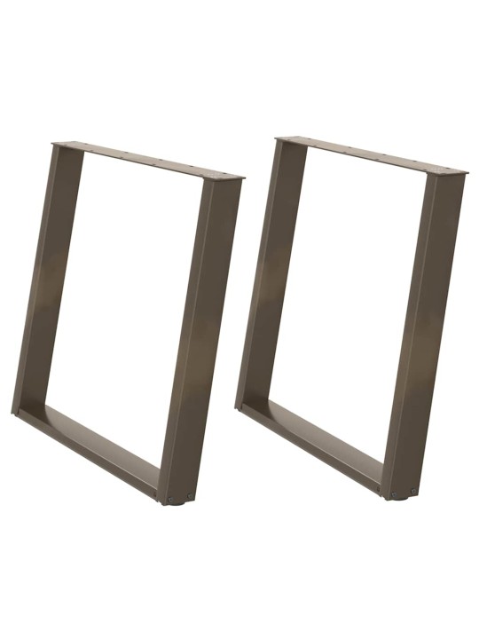 SÖÖGILAUA JALAD U-KUJULISED 2 TK, NATURAALNE TERAS, 100 X (72–73) CM, TERAS
