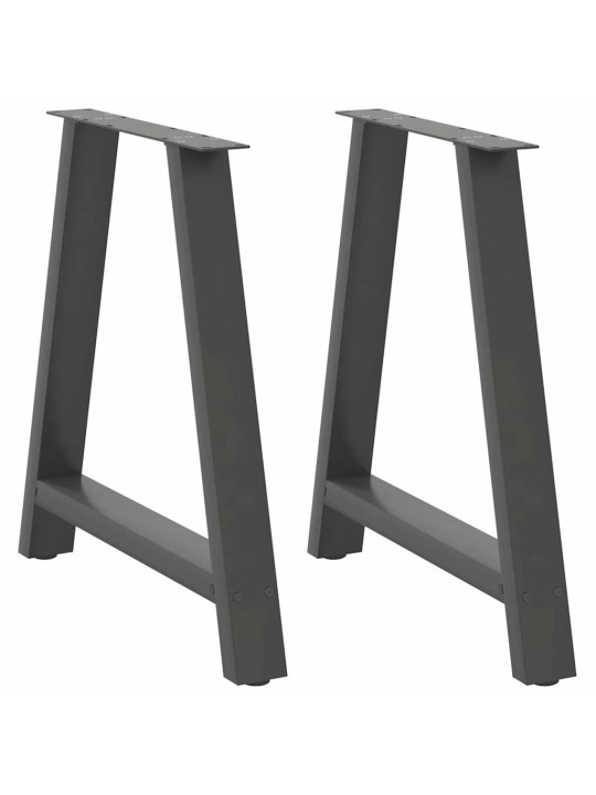 SÖÖGILAUA JALAD, A-KUJULISED, 2 TK, ANTRATSIITHALL, 70 X (72–73) CM, TERAS