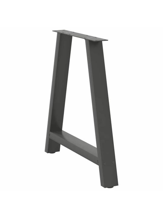 SÖÖGILAUA JALAD, A-KUJULISED, 2 TK, ANTRATSIITHALL, 70 X (72–73) CM, TERAS