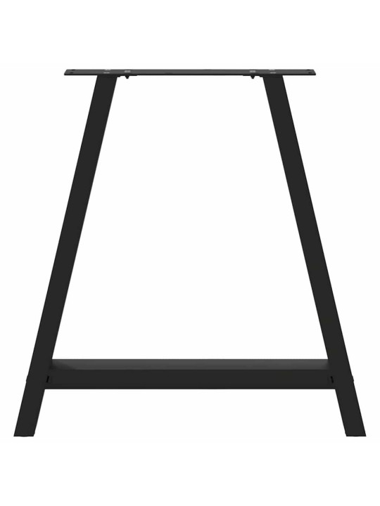 SÖÖGILAUA JALAD, A-KUJULISED, 2 TK, MUSTAD, 80 X (72–73) CM, TERAS