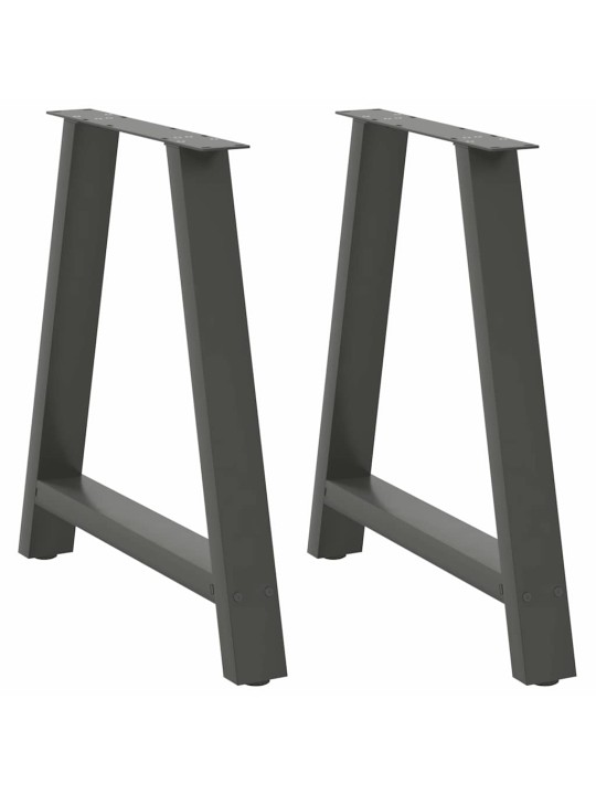 SÖÖGILAUA JALAD, A-KUJULISED, 2 TK, ANTRATSIITHALL, 80 X (72–73) CM, TERAS